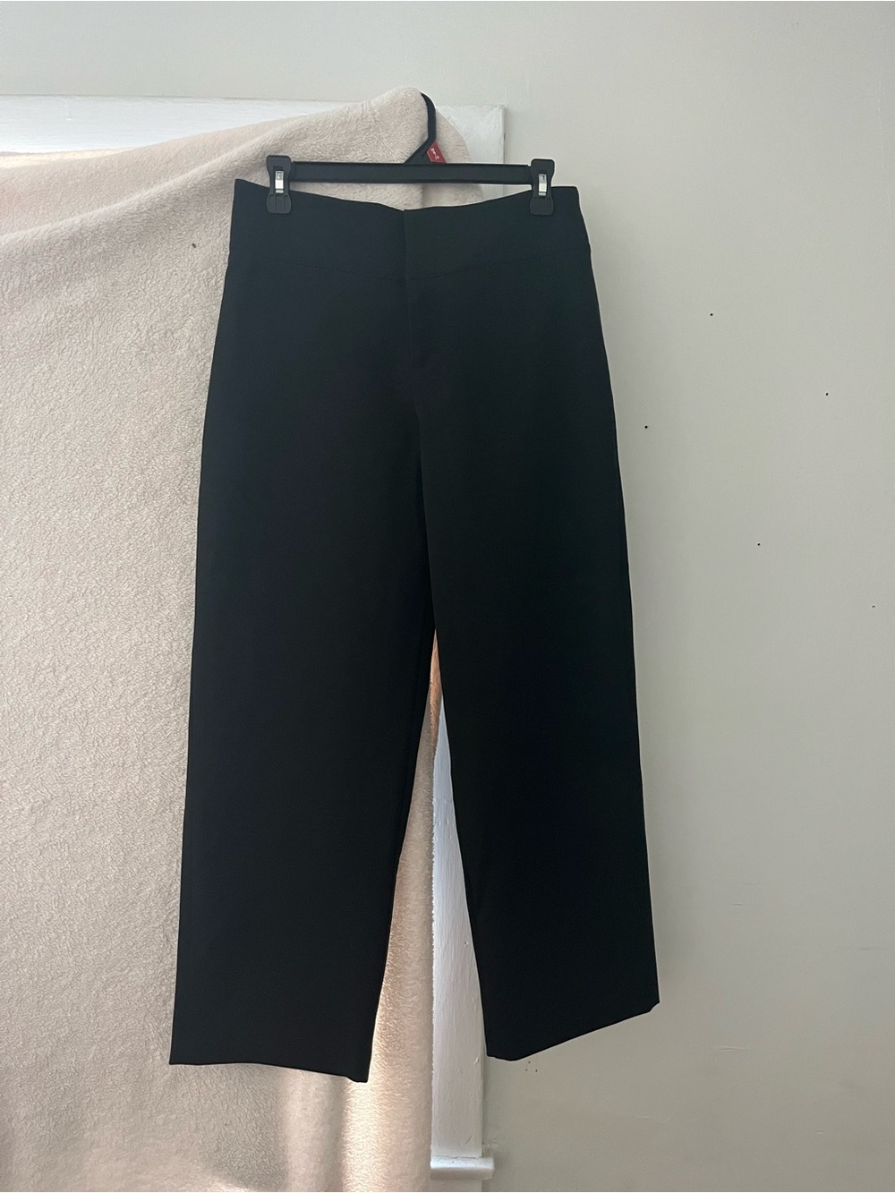 Classic Black Straight-Leg Trousers